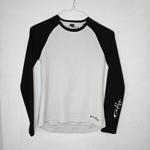 Oakley Black and White Long Sleeve Shirt